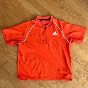 Adidas Kids 1/4 zip cage baseball batting cage jacket